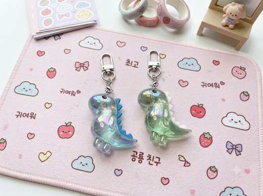 Acrylic Dinosaur Keychain
