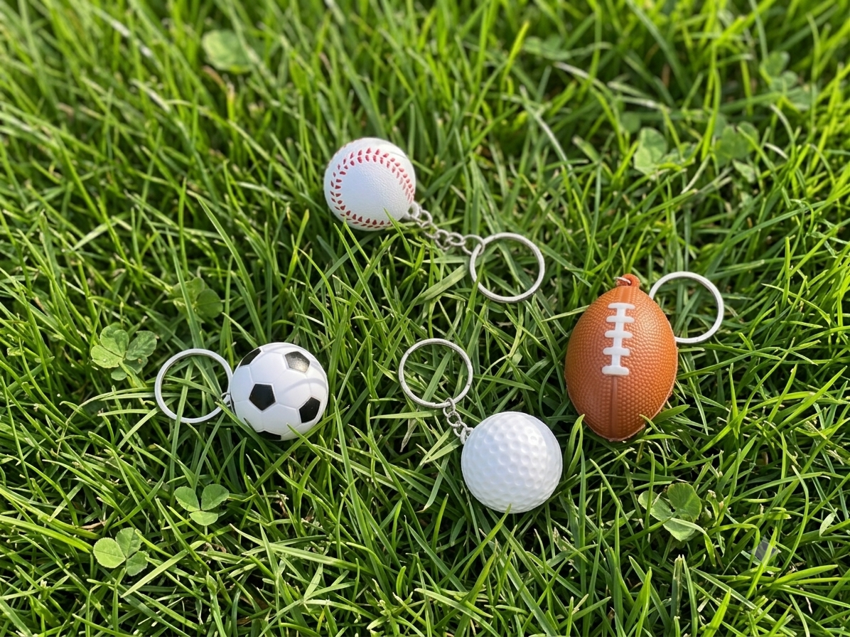 Squishy Sports Keychain