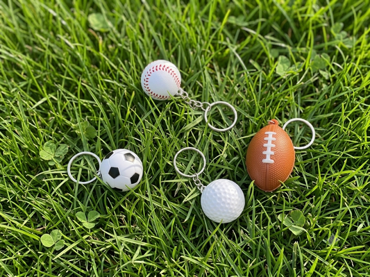 Squishy Sports Keychain